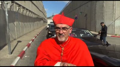 Il Patriarca latino di Gerusalemme a Betlemme per la vigilia di Natale