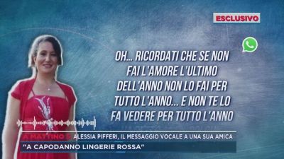 Alessia Pifferi, il messaggio vocale a una sua amica