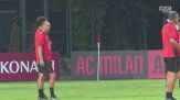 Il Milan al lavoro in vista dell'Arsenal: rossoneri pronti al debutto