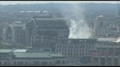 Londra, incendio alla Somerset House: 100 vigili del fuoco a lavoro