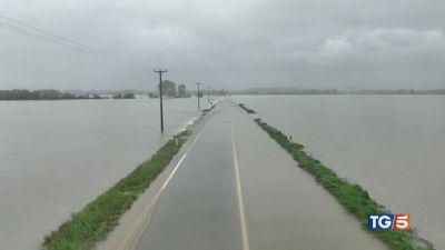Piemonte sott'acqua, paura per fiumi e frane