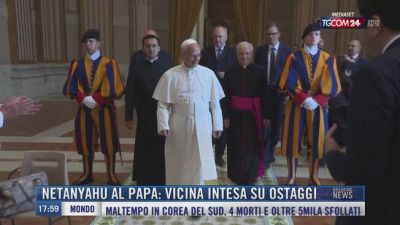 Breaking News delle 18.00 | Netanyahu al Papa: vicina intesa su ostaggi