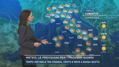 Meteo, le previsioni meteo per i prossimi giorni