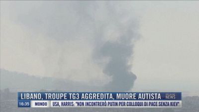 Breaking News delle 16.00 | Libano, troupe Tg3 aggredita, muore autista