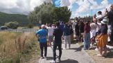 L'entusiasmo di Castel di Sangro all'arrivo del Napoli