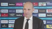 Allegri: "Vittoria importante in vista della Juve. Quota Champions si è abbassata"