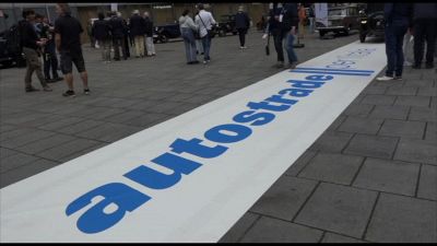 Autostrade per l'Italia, la parata per i 100 anni della A8