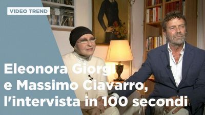 Eleonora Giorgi e Massimo Ciavarro, l'intervista in 100 secondi