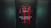 Bologna, presentata la maglia home 2025/26