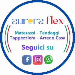 Aurora Flex - Materassi - Tendaggi - Tappezzeria logo