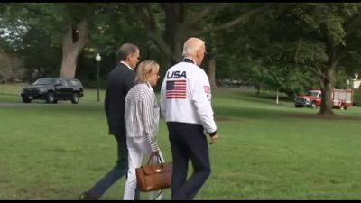 Parigi 2024, Biden con la divisa del team Usa alle Olimpiadi