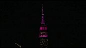 New York, Empire State Building in rosa per Dolly Parton