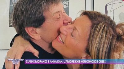 Gianni Morandi e Anna Dan, l'amore che non conosce crisi