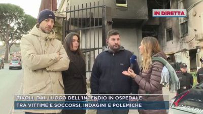 Tivoli, dal luogo dell'incendio in ospedale: parla un infermiere