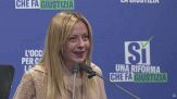 Meloni chiama alle urne, "Cambiamo un sistema finora intoccabile"