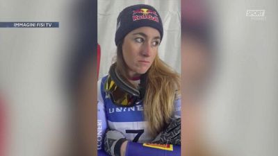 Goggia dopo la discesa: "Quei 16 centesimi non mi vanno giù, però buona la prima"