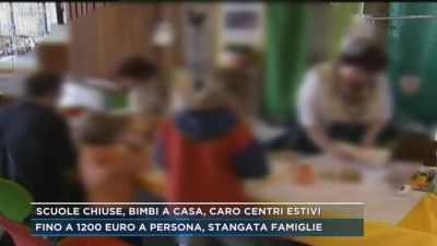 Scuole chiuse, bimbi a casa, caro centri estivi