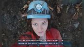 Ottavia Piana estratta dalla grotta