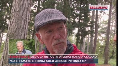 Lilly, la risposta di Sebastiano a Claudio