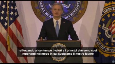 Il Direttore dell'FBI Christopher Wray si dimette prima che arrivi Trump