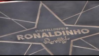Per Ronaldinho una stella sulla Walk of Fame in Catalogna