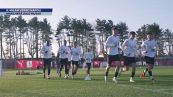 Il Milan si prepara per Napoli