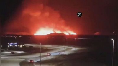 Islanda, l'eruzione del vulcano Fagradalsfjall
