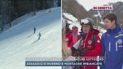 A Valtorta, tra neve e temperature sottozero