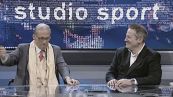 Italia-Francia 2006, Mosca canta l'inno di Mameli con la bandiera