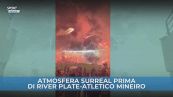 Atmosfera surreale prima di River Plate-Atletico Mineiro