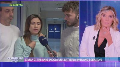 Bimba di tre anni ingoia una batteria: parlano i genitori