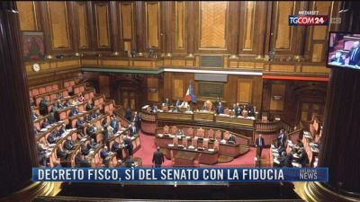 Breaking News delle 21.30 | Decreto Fisco, sì del Senato con la fiducia