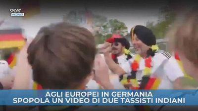 Agli Europei in Germania spopola un video di due tassisti indiani