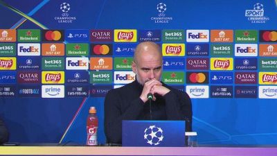 Guardiola, risposta stizzita alla domanda sulla Juve