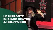 Le impronte di Diane Keaton a Hollywood