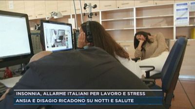 Insonnia, allarme italiani per lavoro e stress