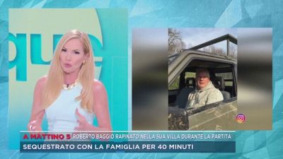 Roberto Baggio rapinato nella sua villa durante la partita