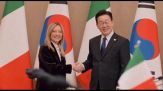 Meloni a Seul, intesa con la Corea del Sud su IA, spazio e difesa