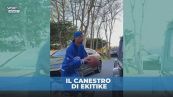Canestro di Ekitike da posizione speciale