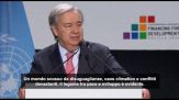 Vertice Onu, Guterres: più aiuti in mondo di "caos climatico"