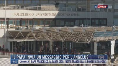 Breaking News delle 16.00 | Il Papa invia un messaggio per l'Angelus
