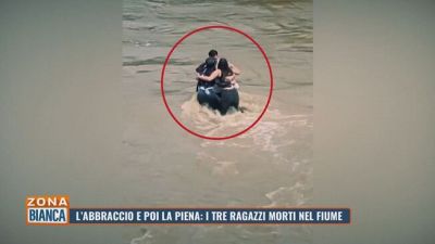 L'abbraccio e poi la piena: i tre ragazzi morti nel fiume