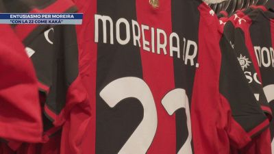 Milan, entusiasmo per Moreira: "Con la 22 come Kakà"