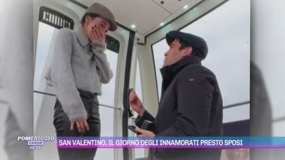 San Valentino, il giorno degli innamorati presto sposi