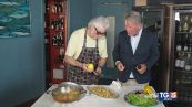 Fusilloni con rana pescatrice e mazzolina