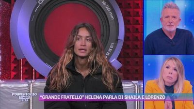 "Grande Fratello" Helena parla di Shaila e Lorenzo