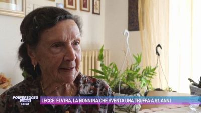 Lecce: Elvira, la nonnina che sventa una truffa a 91 anni