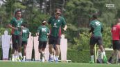 Modric, le immagini dell'allenamento mascherato