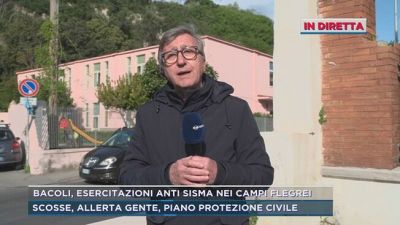 Bacoli, esercitazioni anti sisma nei Campi Flegrei
