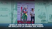 Quando Braathen ha ballato la samba sul podio